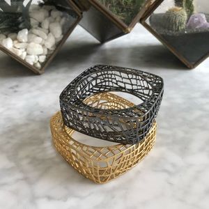 JEWELMINT pair of Birdcage Bracelets